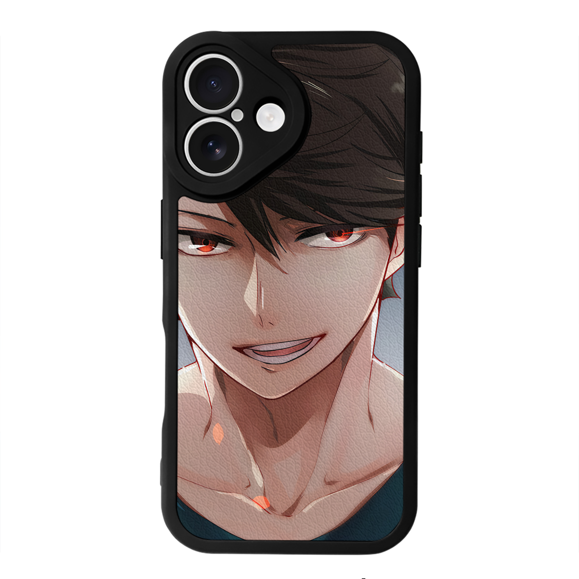 （画像用） ハイキュー!! Haikyu!! 【iPhone 16シリーズ対応】シリコンスマホケース（レザー調） 材質：シリコン